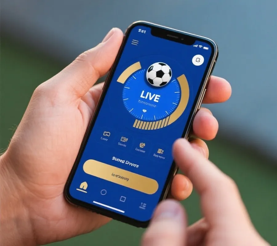 手機查看世界盃即時比分示意